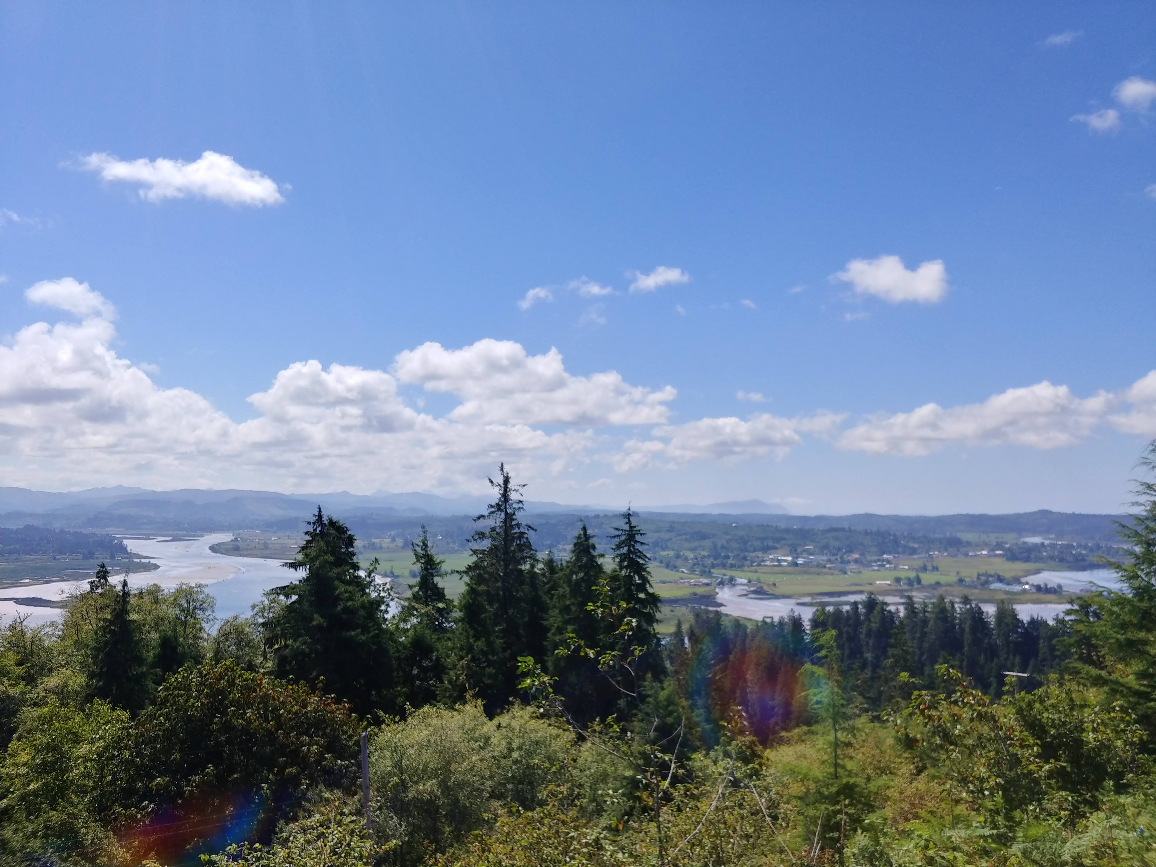 Beautiful mountain landscape with a lake
